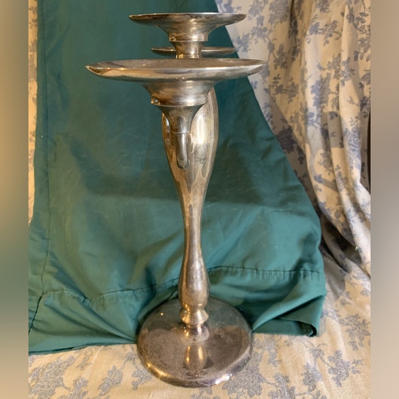 Pottery Barn Maxfield Hotel Candelabra Bougedir 3-Arm Candle Stick Holder 14.5" - Picture 4 of 10